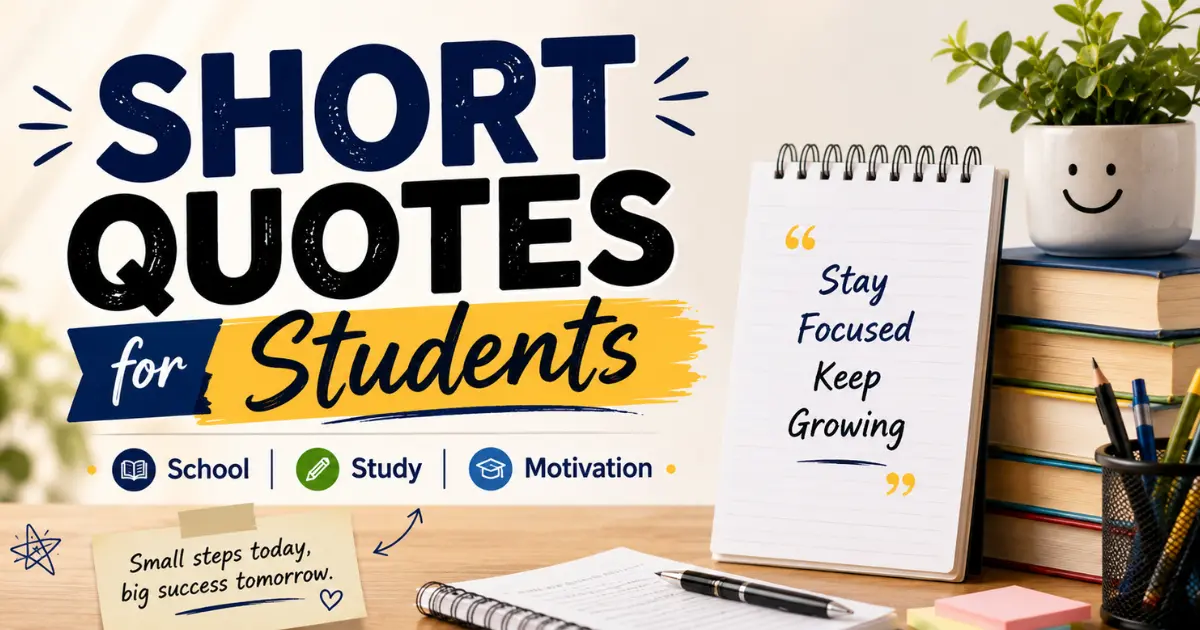 Short quotes for students with simple motivation for school and study
