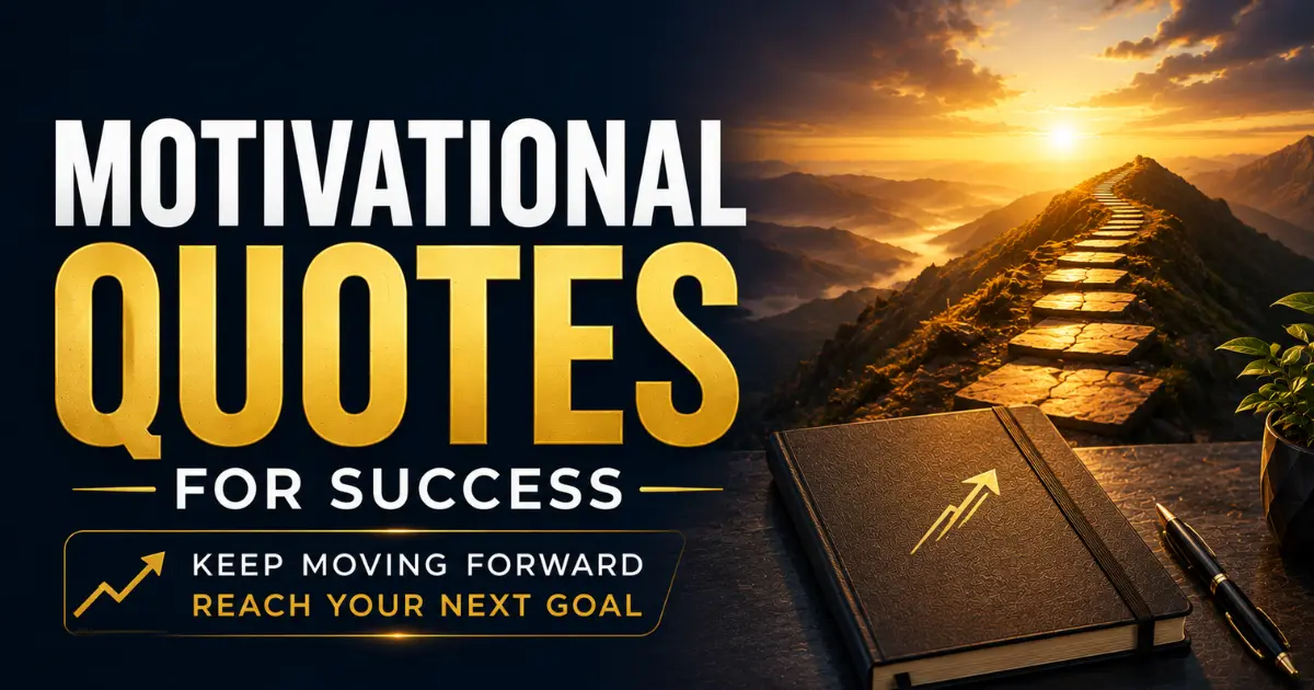Motivational quotes for success featuring an inspiring mountain path that symbolizes progress toward your next goal.